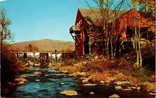 Weston Vermont VT Old Red Mill Postcard picture