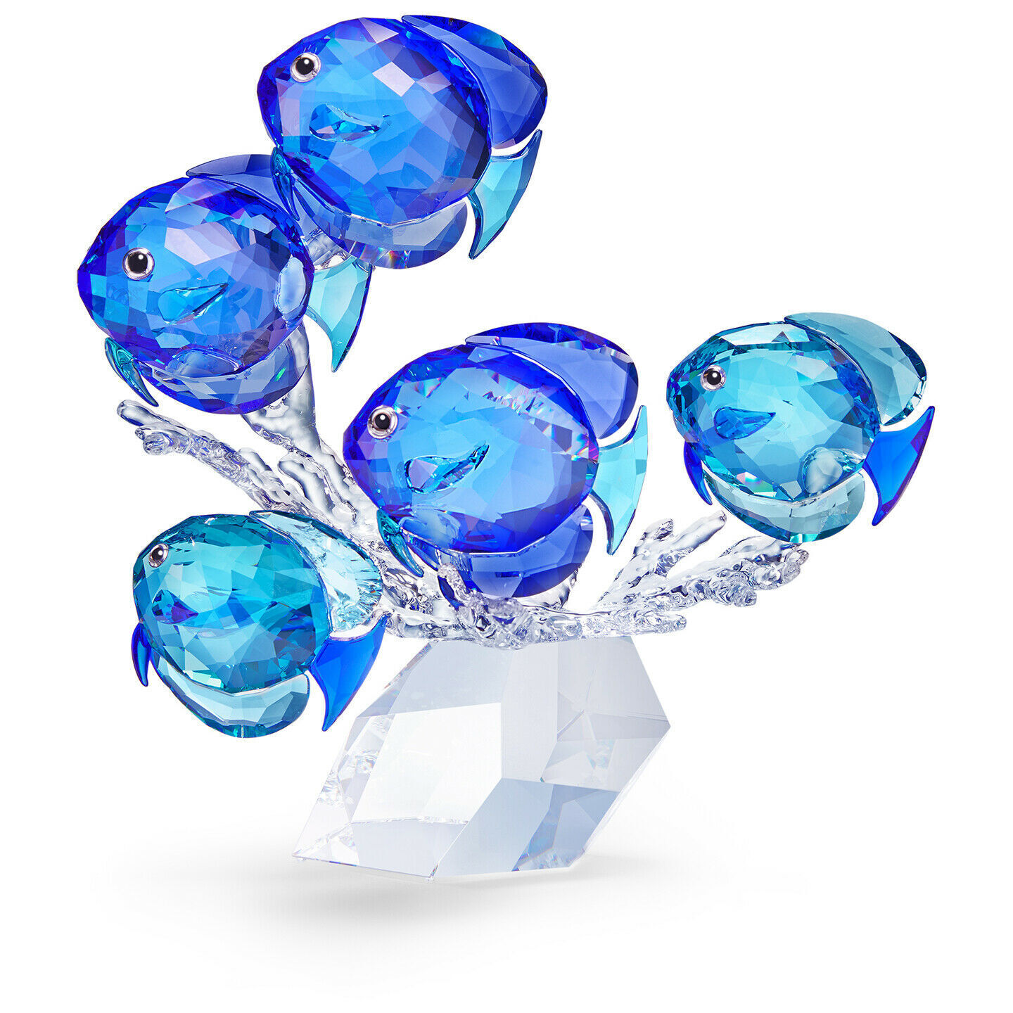 Swarovski Crystal Figurine Crystal Ocean School of Fish 5493705
