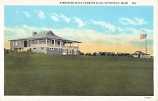 Old Vintage Postcard BERKSHIRE HILLS COUNTRY CLUB PITTSFIELD MA picture