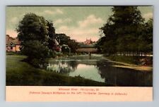 Montpelier VT-Vermont, Winooski River, Antique, Vintage Postcard picture