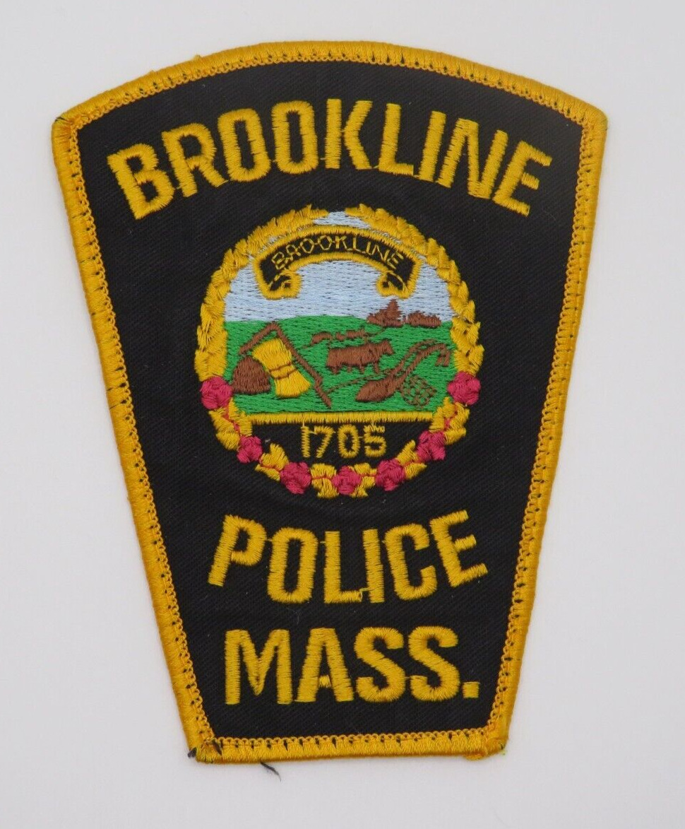Brookline Massachusetts Police Patch