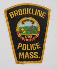 Brookline Massachusetts Police Patch picture