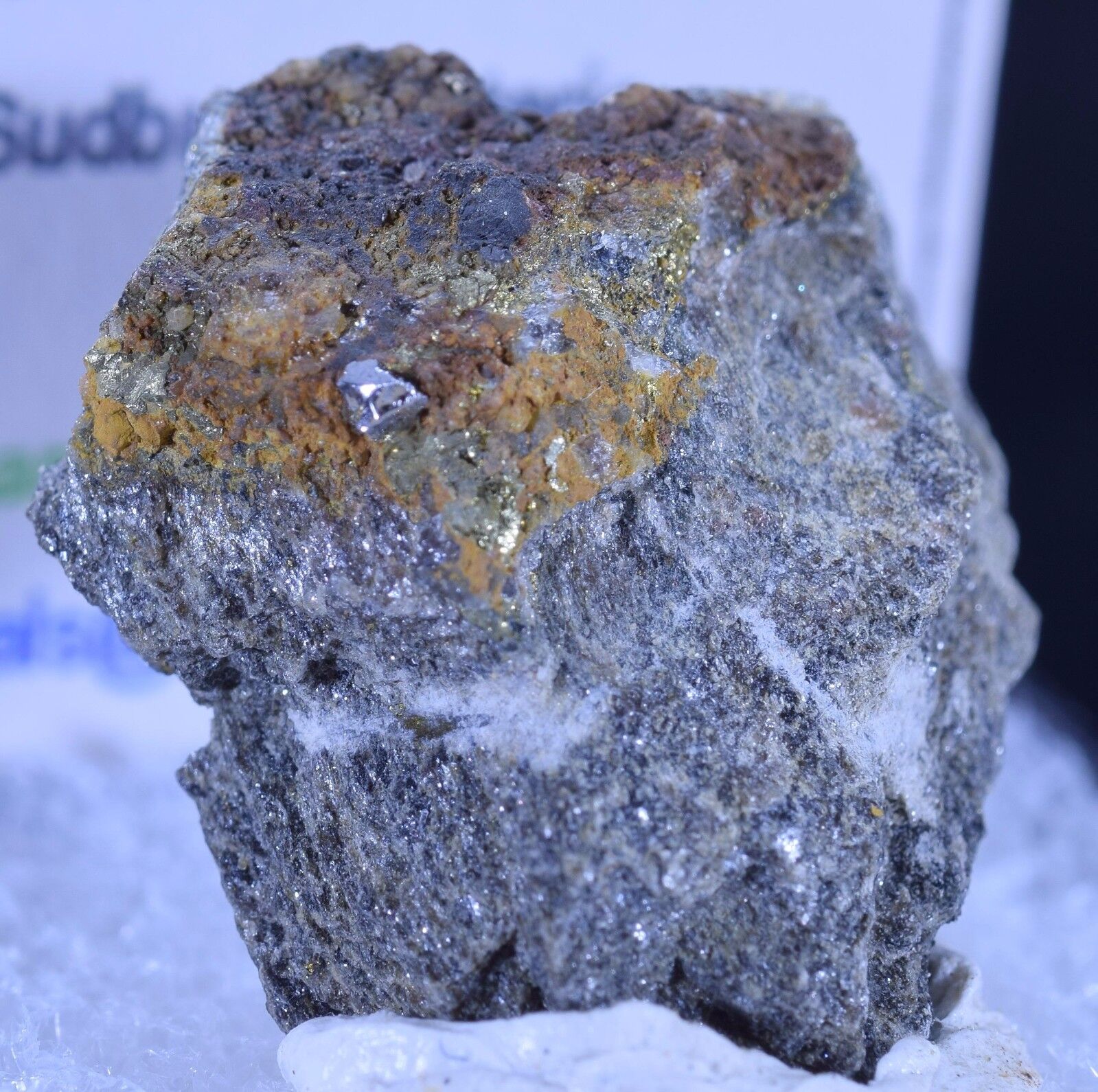SPERRYLITE Fine Mineral Specimen Crystal Vermilion mine Sudbury Ontario Canada
