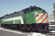 BN BURLINGTON NORTHERN Railroad Train Locomotive 9925 CHICAGO IL Photo Slide picture
