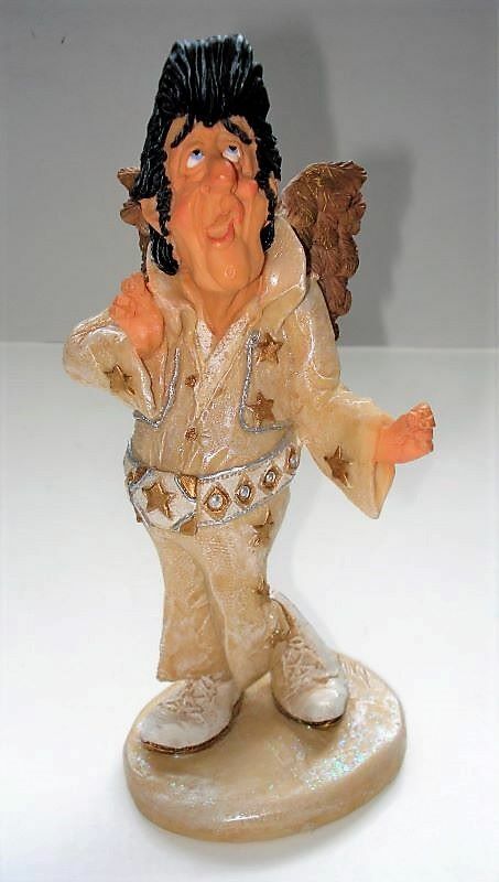 Doug Harris Ray Dale ELVIS Guardian Angel Grannies & Friends Resin figurine 1999