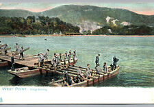 West Point NY Postcard Tucks Bridge Building Life at West Point New York picture