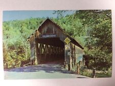 The Columbia Bridge, Lemington, Vermont & New Hampshire Chrome Postcard Unused picture