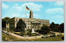 East Orange New Jersey Essex County City Hall Downtown 1950's NJ Postcard picture