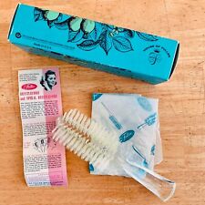 NEW Vintage FULLER Crescent Bristlecomb #530 Hairbrush Lucite Nylon Bristles NOS picture