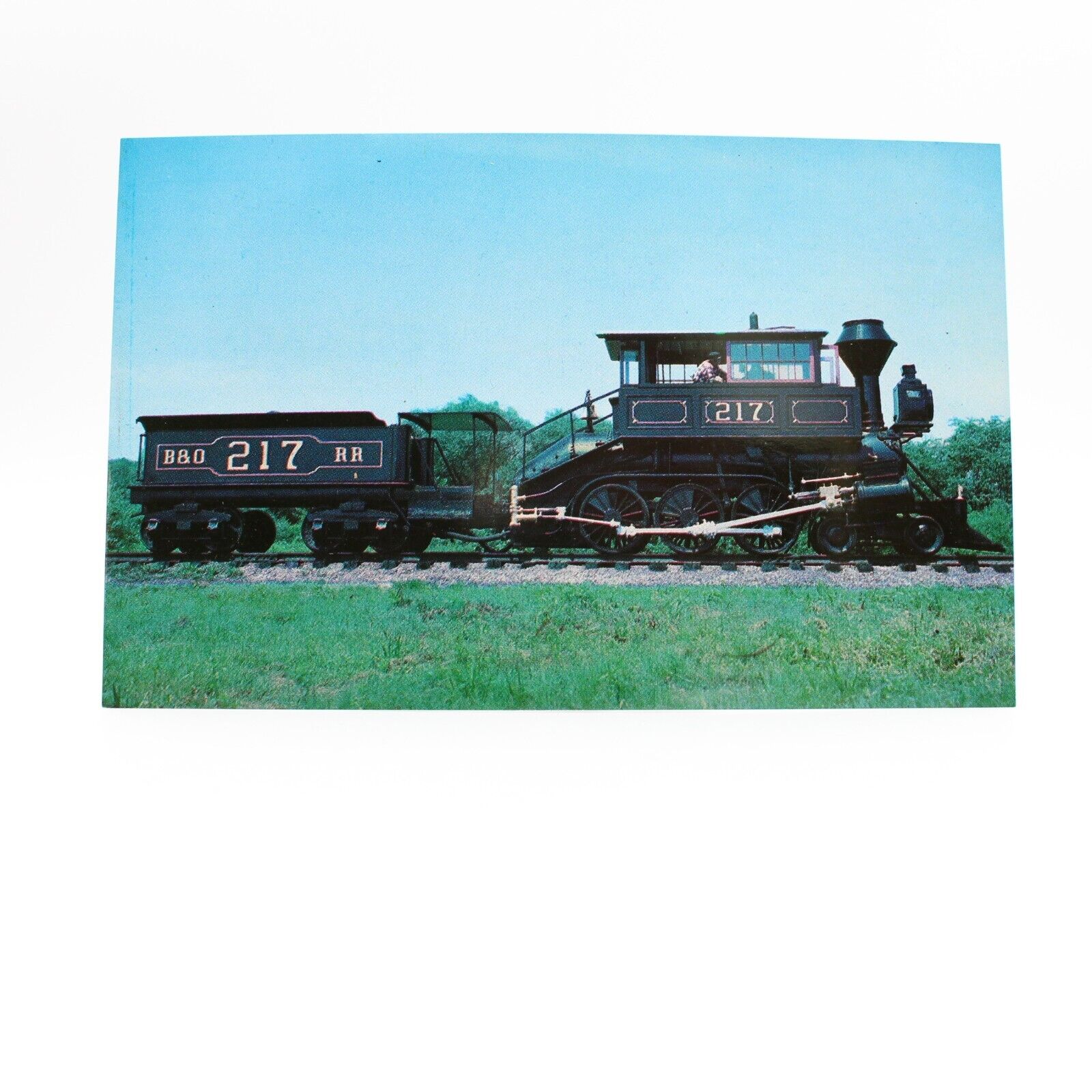 Baltimore, MD Postcard- DAVIS CAMEL ( ORIGINAL ) 1873 B&O Train Museum Unposted