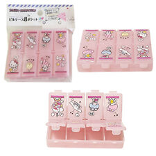 1PC Sanrio Characters Hello Kitty My Melody Little Twin Stars 8 Pocket Pill Case picture