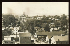 Birdseye View RPPC w SHARPSBURG Athens County OHIO Doane cancel 1908 picture