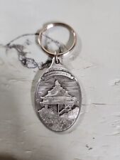 Thomas Point Lighthouse Solid Pewter Keychain Christmas Ornament Chesapeake Bay picture