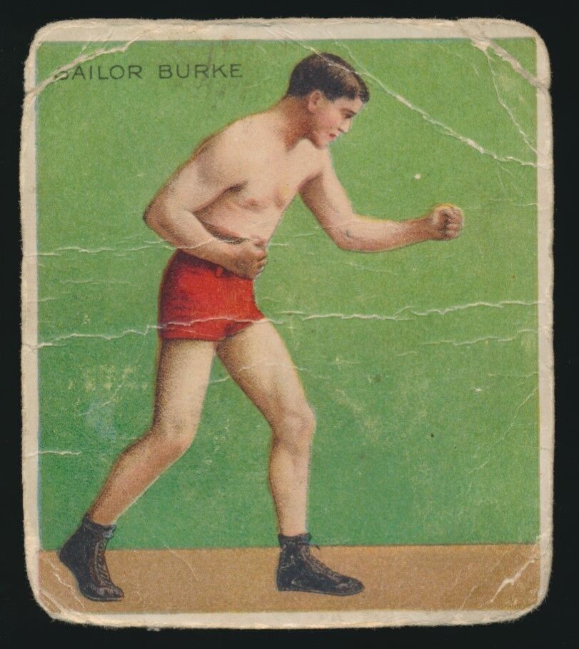 1910 C52 Champion Athletes (Canadian T218) #49 SAILOR BURKE (Boxer)