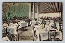 Waterbury CT-Connecticut, The Elton Porch Dining Room, Vintage c1911 Postcard picture