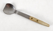 Vintage Stainless Ice Cream Scoop Spade Wood Handle Farmers Elevator Promotional picture