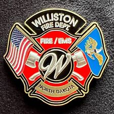 Williston Fire Department North Dakota Challenge Coin picture