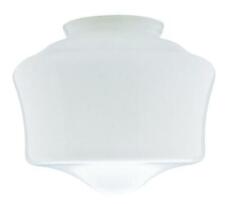 4-Inch Fitter Handblown White Schoolhouse Glass Shade  picture