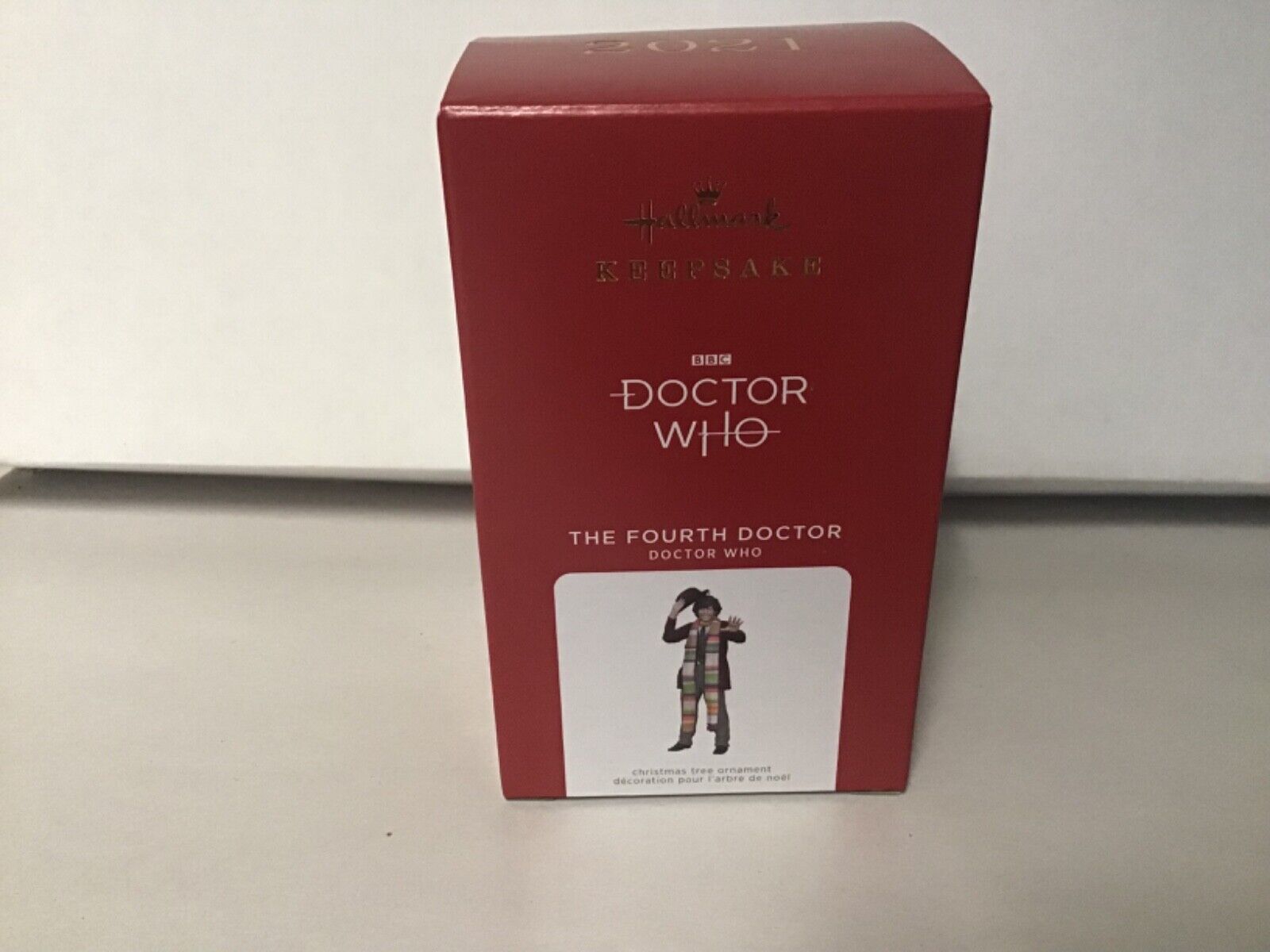 Hallmark 2021 Doctor Who The Fourth Doctor Tom Baker Brand New Unhung
