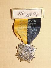 VINTAGE WWI  1950 VFW  BALTIMORE  ENCAMPMENT  MEDAL RIBBON PIN picture