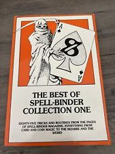 Stephen Tucker The Best Of Spell-Binder Collection One Magic Tricks Book 1987 picture