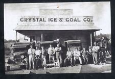 REAL PHOTO WOODBURY TENNESSEE CRYSTAL ICE & COAL COMPANY POSTCARD COPY picture