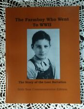 THE FARMBOY WHO WENT TO WW2 BOOK ~ JAMES COMSTOCK~ SHICKSHINNY PENNSYLVANIA picture