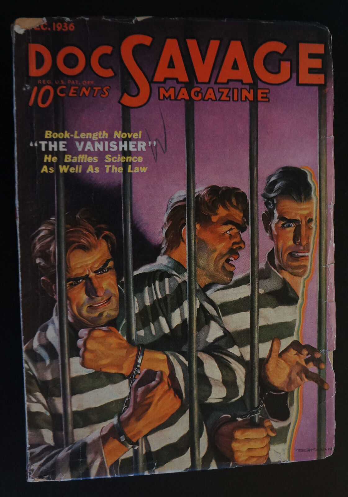 Doc Savage Pulp Magazine December 1936 The Vanisher