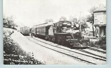 Postcard West River Railroad No 33 South Londonderry Vt for Brattleboro  picture