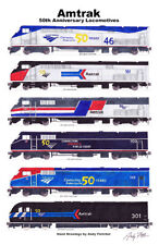 Amtrak 50th Anniversary Heritage Locomotives 11