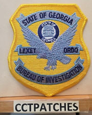 GEORGIA BUREAU OF INVESTIGATION GBI POLICE SHOULDER PATCH GA picture