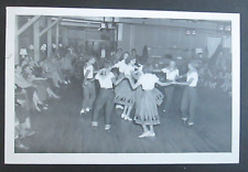 Children Square Dancing Lake Morey Inn Fairlee VT Posted Chrome Postcard picture
