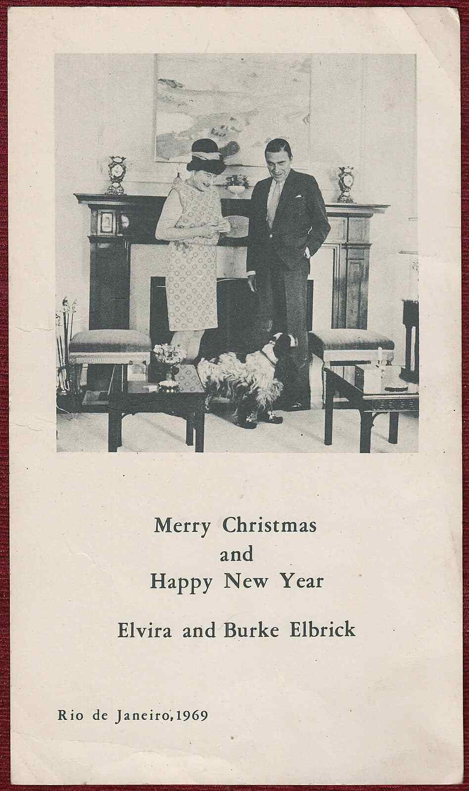 1960s Charles Burke Elbrick US Diplomat Lot of 8 Photos Greeting Card