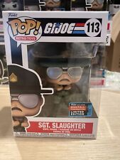 Funko POP G.I. Joe Sgt. Slaughter #113 NYCC 2022 SHARED W/PROTECTOR picture