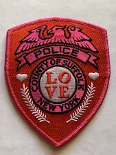 SUFFOLK COUNTY POLICE DEPT SCPD PINK LOVE VALENTINES DAY LONG ISL PATCH NEW YORK picture