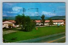 Vergennes VT-Vermont, New Haven Motel, VW Bug, Advertising Chrome c1979 Postcard picture