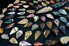 *** 202 pc Flint Arrowhead OH Collection Project Spear Points Knife Blade *** picture