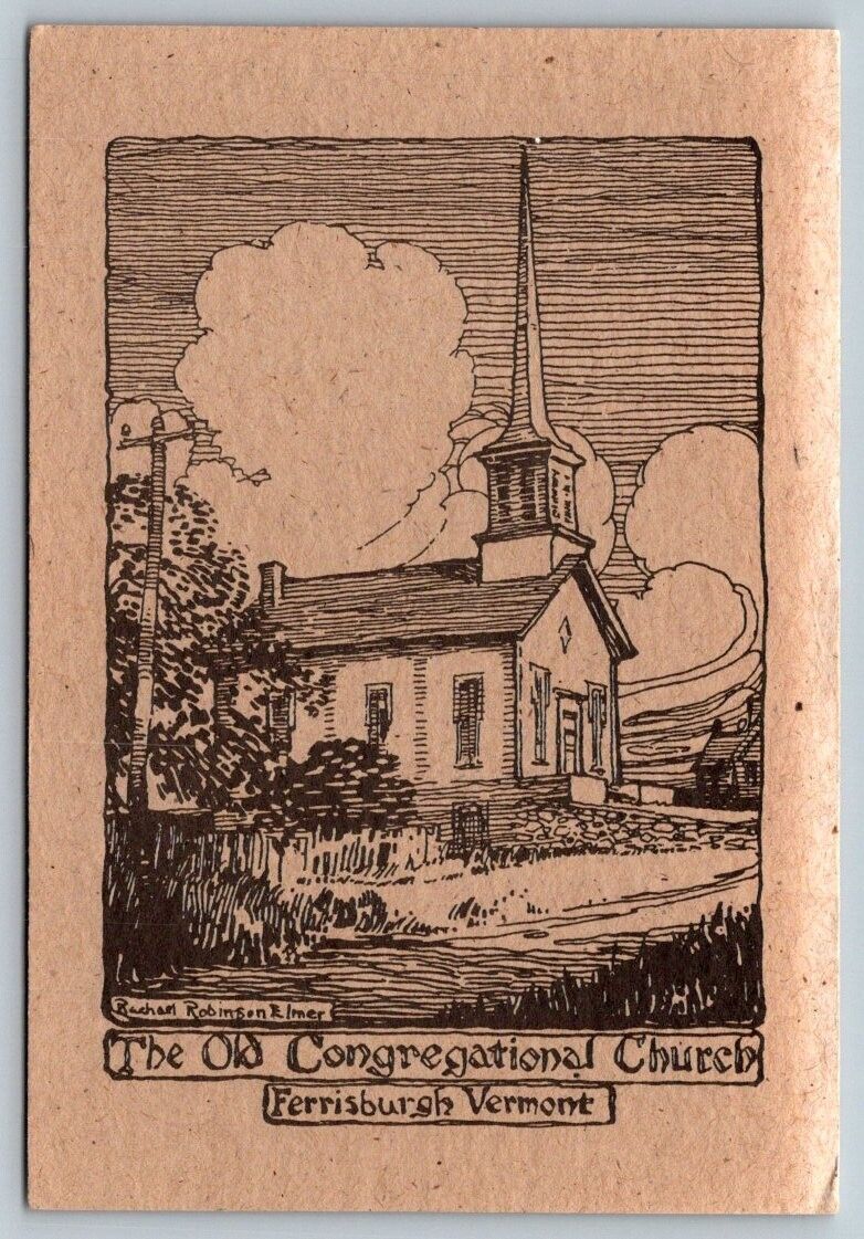 Congregational Church  Ferrisburgh Vermont #440/1000  Postcard