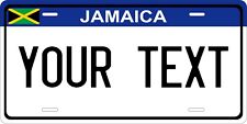 Jamaica Blue License Plate Personalized Car Auto Bike Motorcycle Custom Tag picture