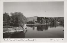 RPPC Postcard Camel's Hump + Winooski River Near Richmond VT  picture