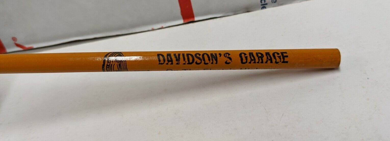 Antique Davidson\'s Garage Phone 9 Ryegate Montana Advertising Pencil Firestone