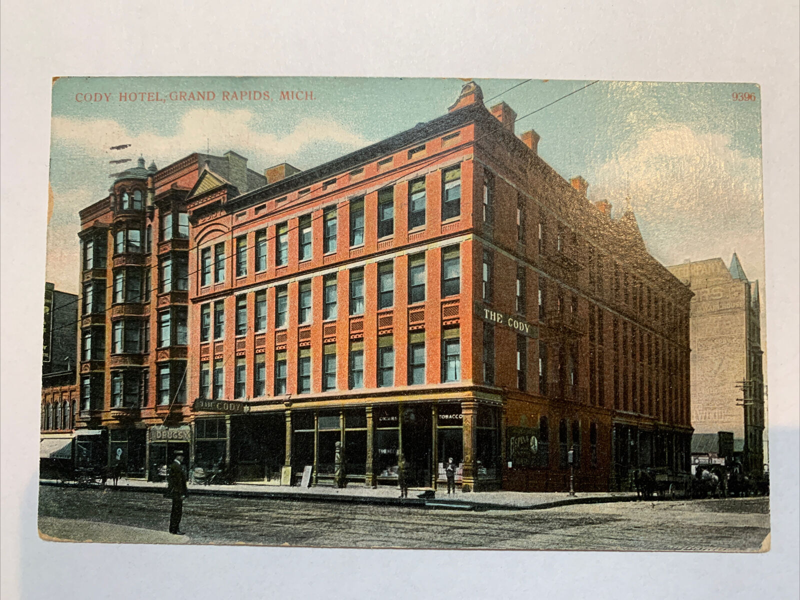 Grand Rapids,MI Cody Hotel Kent County Michigan Will P. Canaan Postcard 1910