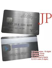 🇺🇸J.P. Morgan Silver Metal card collector Custom Card Personalized USA SELLER picture