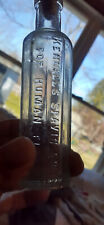 Antique Kendall Spavin Cure for human flesh Enosburgh Falls VT medicine bottle picture