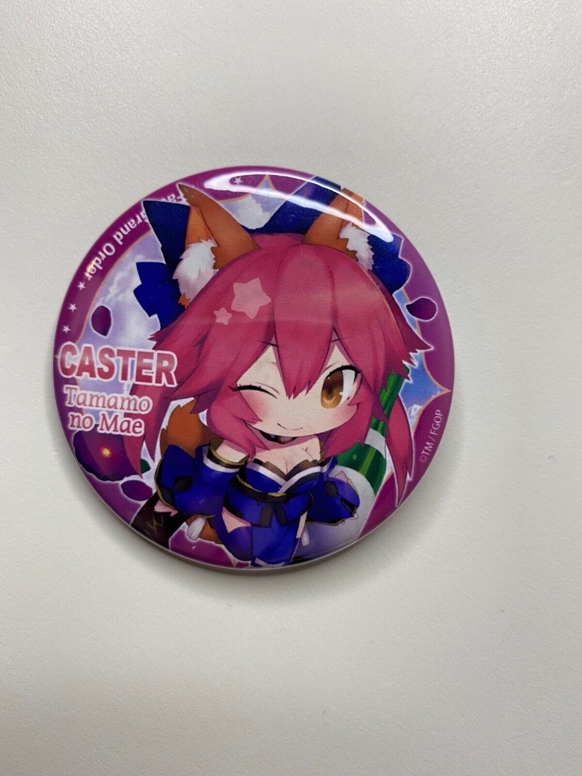 Fate Grand Order FGO Caster Tamamo no Mae Chibi Badge Button US Seller