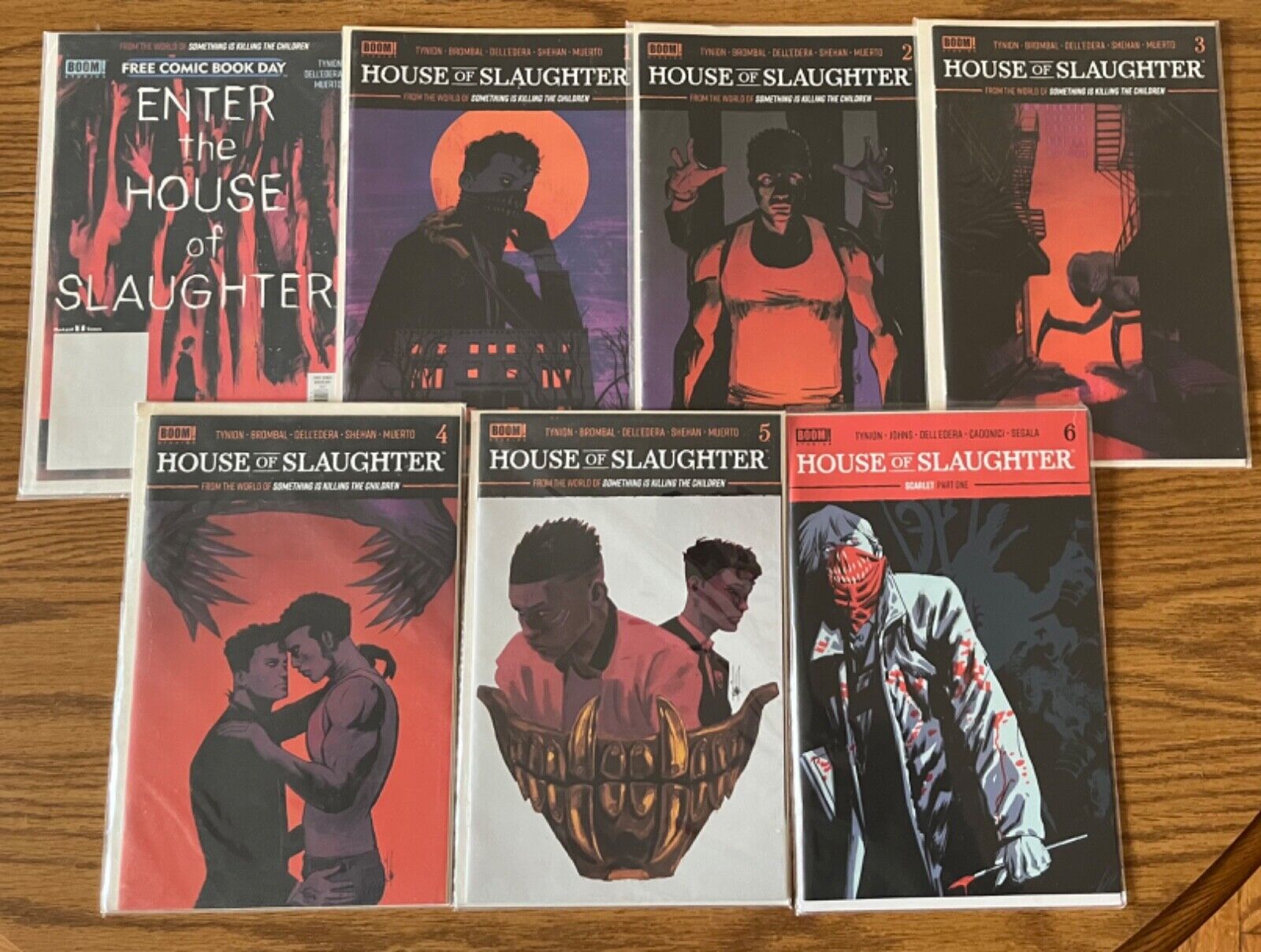 House of Slaughter comic lot, 1-6 series, enter the house of slaughter 