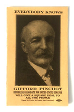 VINTAGE RARE HTF 1926 GIFFORD PINCHOT PROMOTIONAL BOOKLET FOR SENATOR PA VS VARE picture