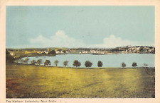 Old Vintage Postcard of The Harbor Lunenburg Nova Scotia Canada picture