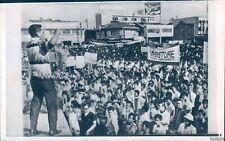 1970 Photo Politics Manila Plaza Miranda President Ferdinand Marcos 6x10 picture