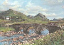 Marsco from Sligachan Isle of Skye Scotland Bridge - United Kingdom Art Postcard picture